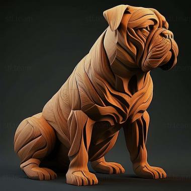 3D модель Тоса ину собака (STL)